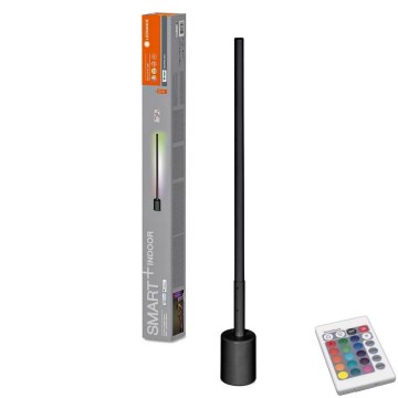 Ledvance - LED RGBW Prigušiva podna lampa SMART+ FLOOR LED/8W/230V 2700-6500K Wi-Fi crno + Daljinski upravljač
