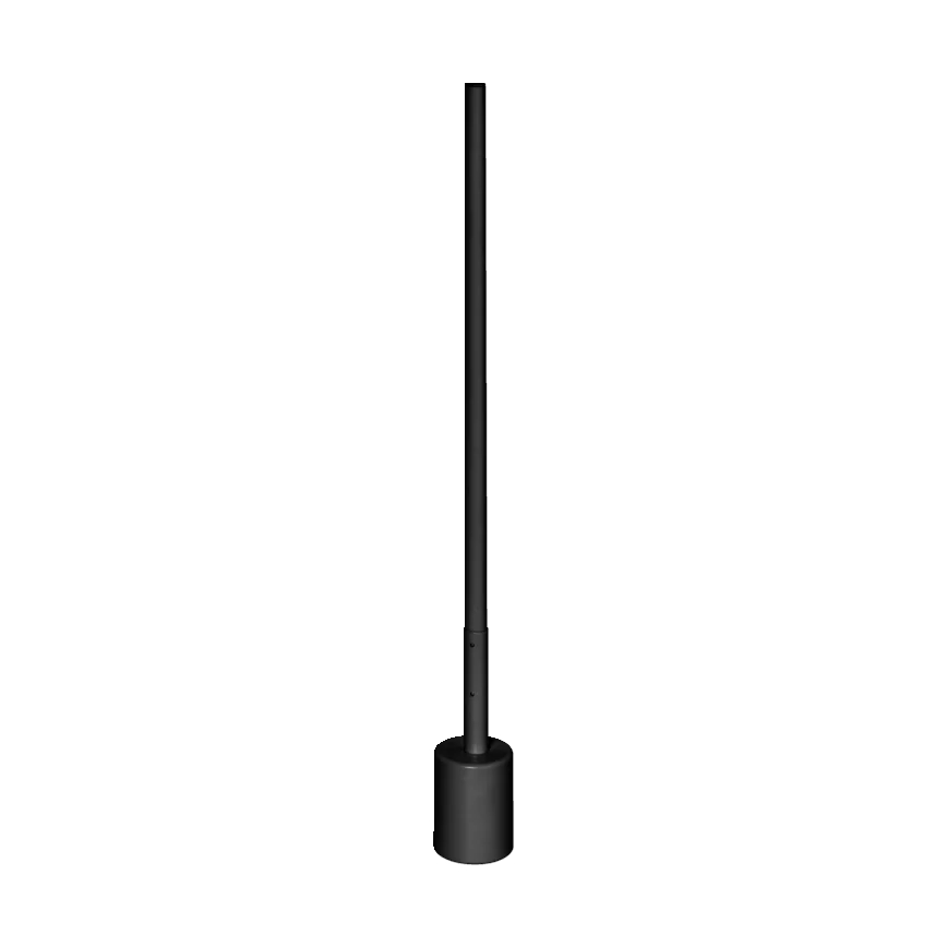 Ledvance - LED RGBW Prigušiva podna lampa SMART+ FLOOR LED/8W/230V 2700-6500K Wi-Fi crna + daljinski upravljač