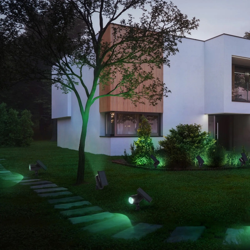 Ledvance - LED RGBW Prigušiva solarna lampa SMART+ SOLAR LED/0,6W/3,7V 2000 mAh 3000-6500K IP44