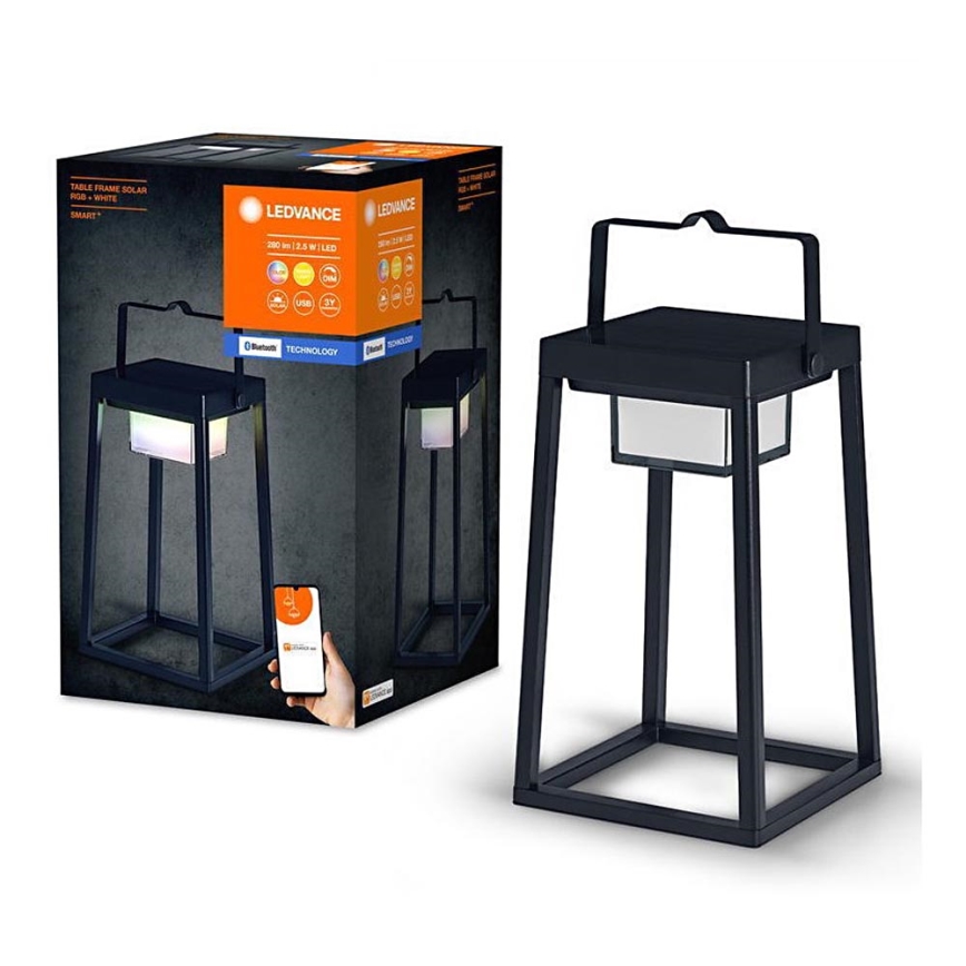 Ledvance - LED RGBW Prigušiva solarna lampa SMART+ TABLE LED/2,5W/3,7V 2200 mAh IP44