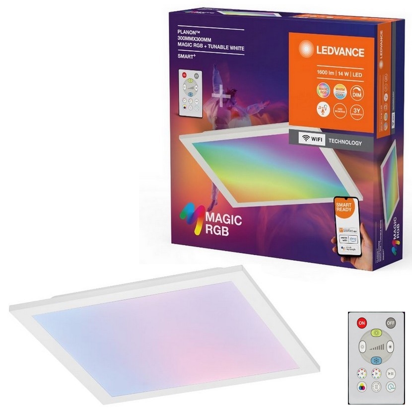 Ledvance - LED RGBW prigušiva stropno svetlo SMART+ MAGIC LED/14W/230V 2700-6500K Wi-Fi + daljinski upravljač