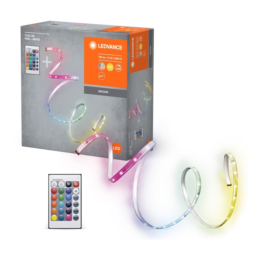 Ledvance - LED RGBW Prigušiva traka FLEX 3m LED/10W/230V + Daljinski upravljač