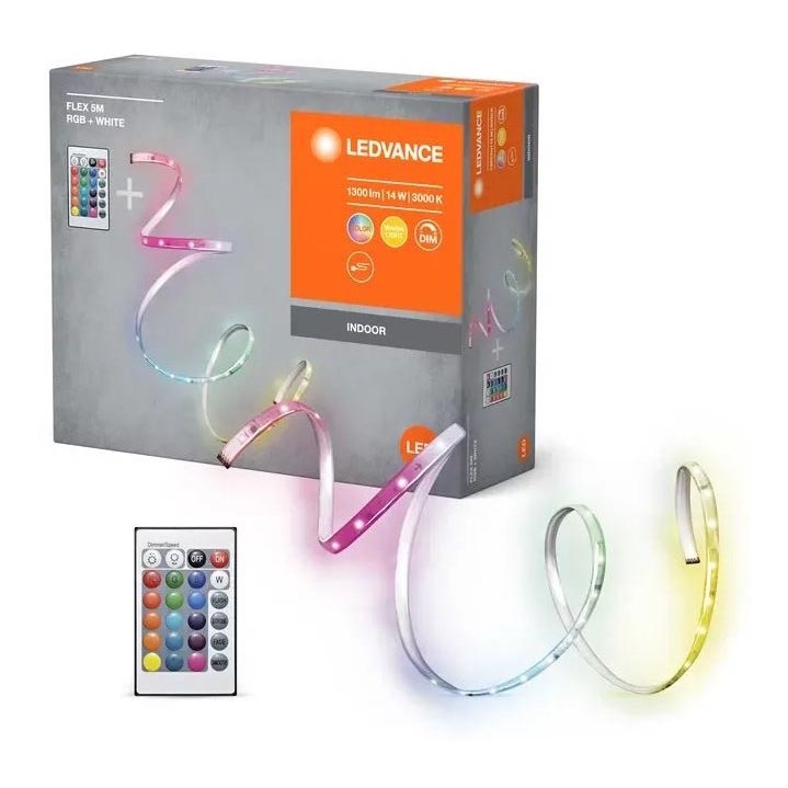 Ledvance - LED RGBW Prigušiva traka FLEX 5m LED/14W/230V + Daljinski upravljač