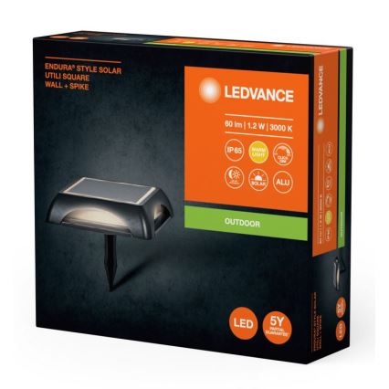 Ledvance - LED Prigušiva solarna lampa ENDURA STYLE SOLAR LED/1,2W/3,7V IP65