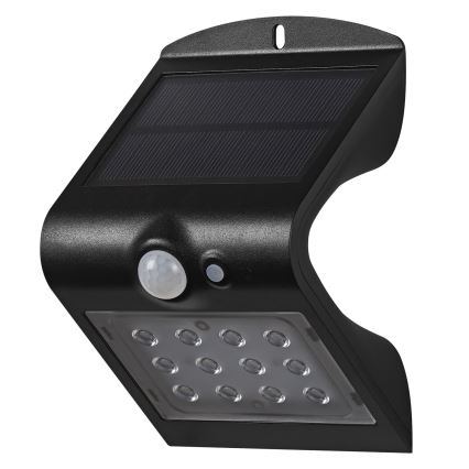 Ledvance - LED Solarna zidna lampa sa senzorom za pokret i dan/noć BUTTERFLY LED/1,5W/3,7V 1200 mAh IP65