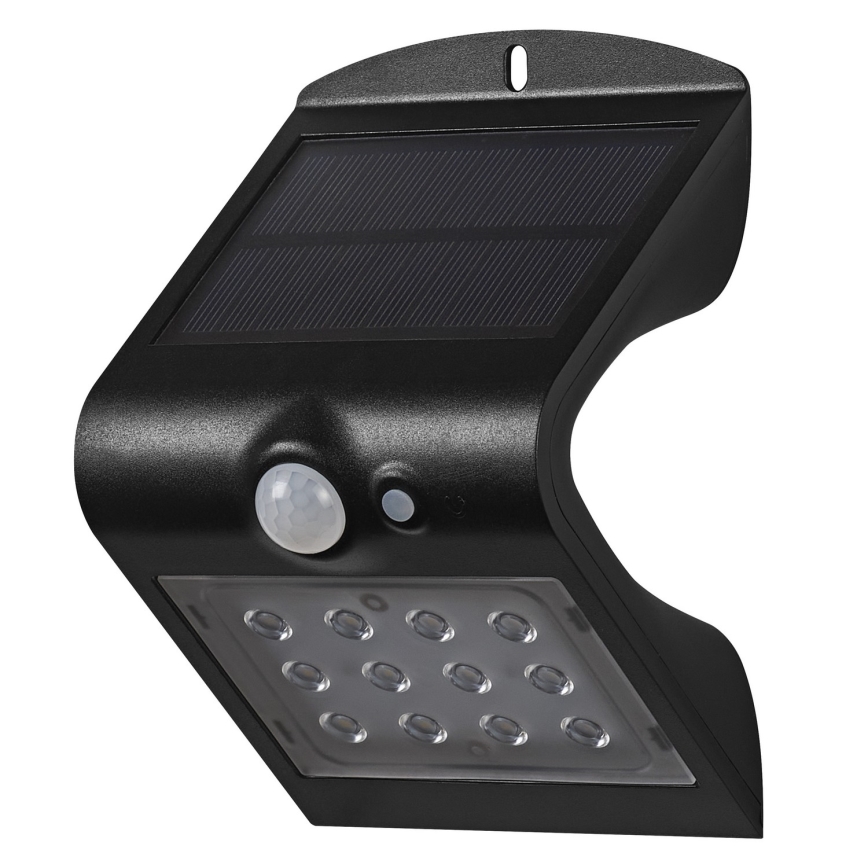 Ledvance - LED Solarna zidna lampa sa senzorom za pokret i dan/noć BUTTERFLY LED/1,5W/3,7V 1200 mAh IP65