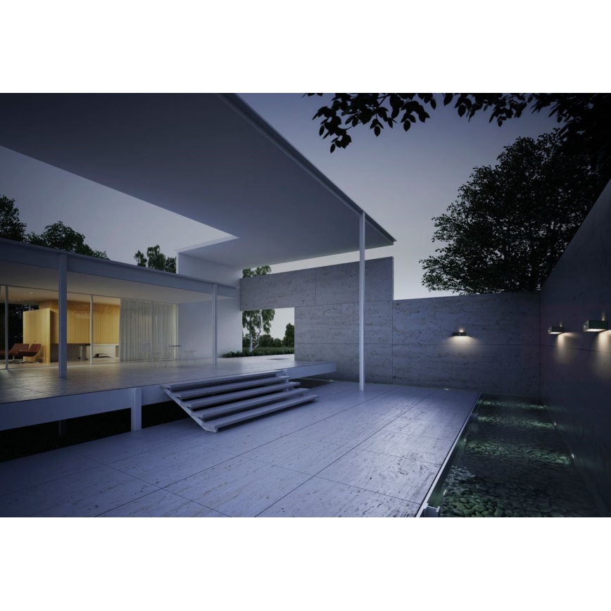 Ledvance - LED Solarna zidna lampa sa senzorom za pokret i dan/noć ENDURA SOLAR LED/3W/4,2V 1200 mAh IP65