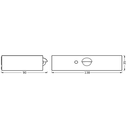 Ledvance - LED Solarna zidna lampa sa senzorom za pokret i dan/noć ENDURA SOLAR LED/3W/4,2V 1200 mAh IP65