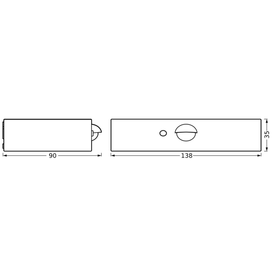 Ledvance - LED Solarna zidna lampa sa senzorom za pokret i dan/noć ENDURA SOLAR LED/3W/4,2V 1200 mAh IP65