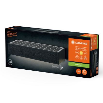Ledvance - LED Solarna zidna lampa sa senzorom ENDURA SOLAR LED/6W/4,2V IP65