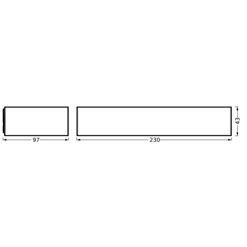 Ledvance - LED Solarna zidna lampa sa senzorom ENDURA SOLAR LED/6W/4,2V IP65