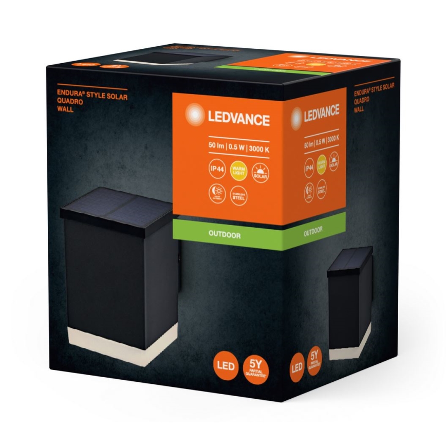 Ledvance - LED Solarna zidna rasveta ENDURA STYLE SOLAR LED/0,5W/2,4V IP44
