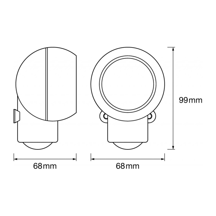 Ledvance -LED Spoljašnja lampa za orijentaciju sa senzorom SPYLUX LED/0,3W/3xAA IP43