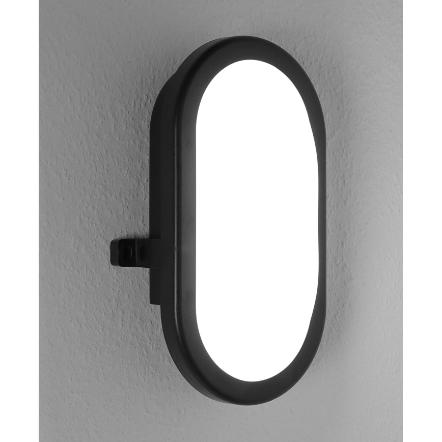 Ledvance - LED spoljašnje zidno svetlo BULKHEAD LED/11W/230V IP54 crna