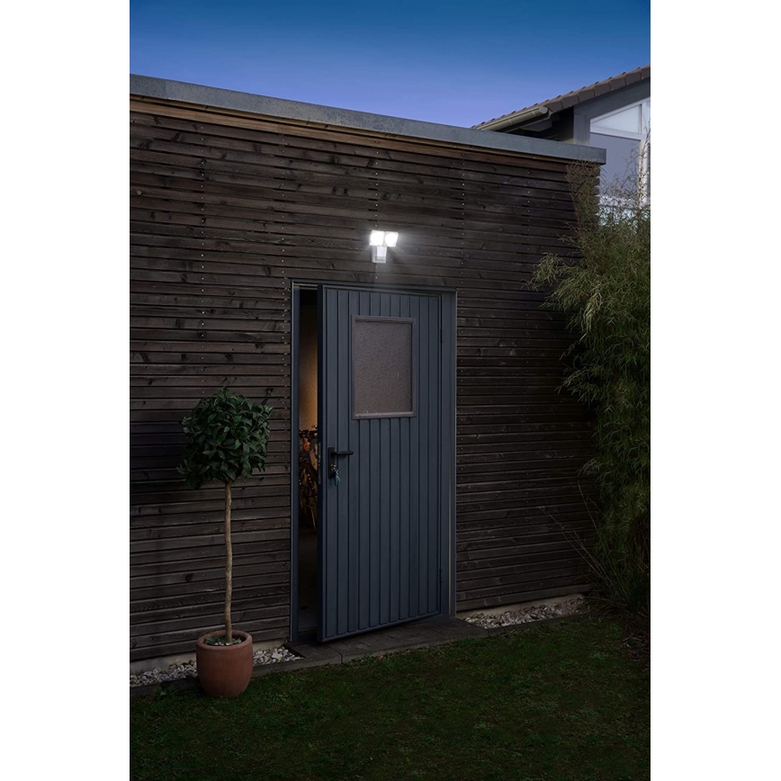 Ledvance - LED spoljašnje zidno svetlo sa senzorom SPOT 2xLED/8W/230V IP55