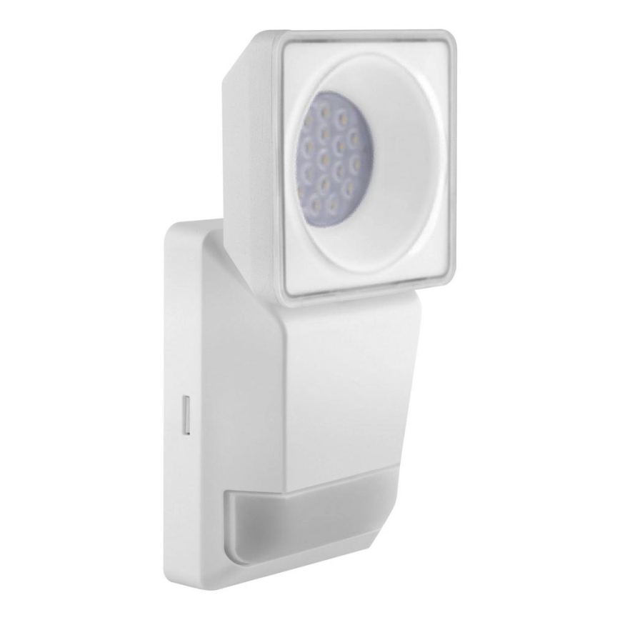 Ledvance - LED spoljašnje zidno svetlo sa senzorom SPOT LED/8W/230V IP55 belo