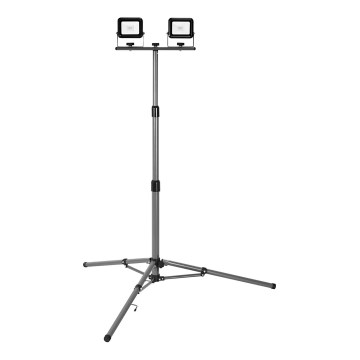 Ledvance - LED spoljašnji reflektor sa stalkom WORKLIGHT TRIPOD 2xLED/10W/230V 6500K IP65