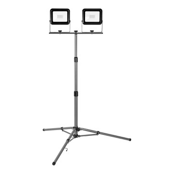 Ledvance - LED spoljašnji reflektor sa stalkom WORKLIGHT TRIPOD 2xLED/30W/230V 6500K IP65