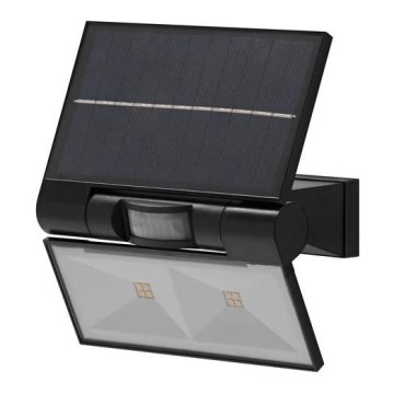 Ledvance - LED Spoljašnji solarni zidni reflektor sa senzorom za pokret i dan/noć FLOOD LED/2,9W/3,7V 2600 mAh IP44