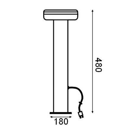 Ledvance - LED Spoljna lampa ENDURA HYBRID MARI LED/4W/12V IP44