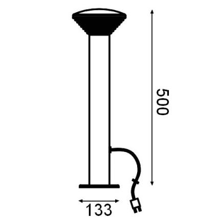 Ledvance - LED Spoljna lampa ENDURA HYBRID OLONA LED/2W/12V IP44