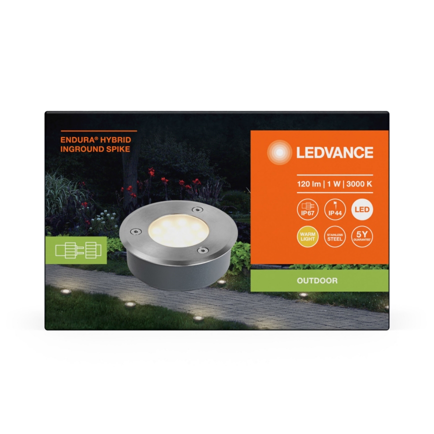 Ledvance - LED Spoljna lampa ENDURA HYBRID SPIKE LED/1W/12V IP44