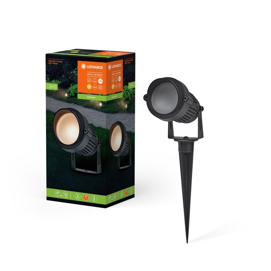 Ledvance - LED Spoljna lampa ENDURA HYBRID SPOT SPIKE LED/1W/12V IP44