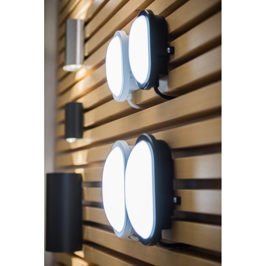 Ledvance - LED Spoljna zidna lampa BULKHEAD LED/11W/230V IP54 crno