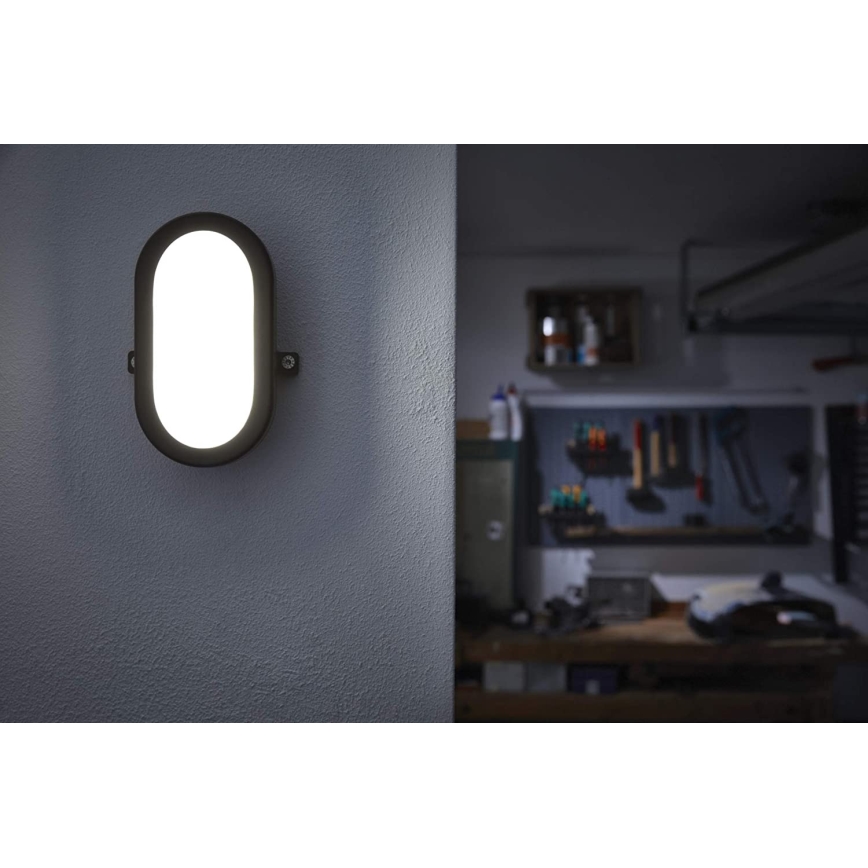 Ledvance - LED Spoljna zidna lampa BULKHEAD LED/6W/230V IP54 crno