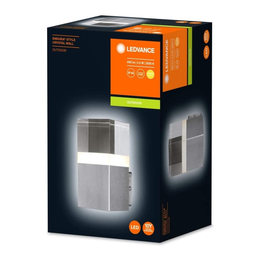 Ledvance - LED Spoljna zidna lampa CRYSTAL 1xLED/4,5W/230V IP44