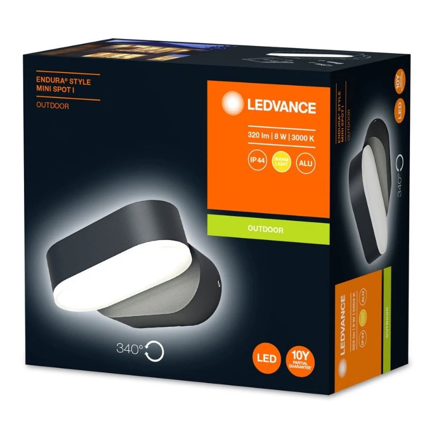 Ledvance - LED Spoljna zidna lampa ENDURA LED/8W/230V IP44