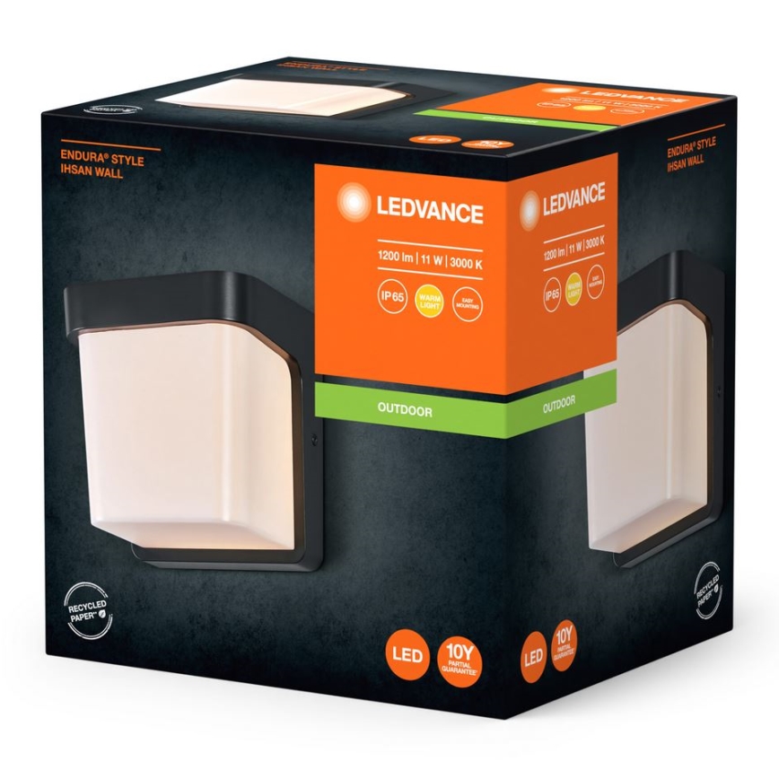 Ledvance - LED Spoljna zidna lampa ENDURA STYLE IHSAN LED/11W/230V IP65