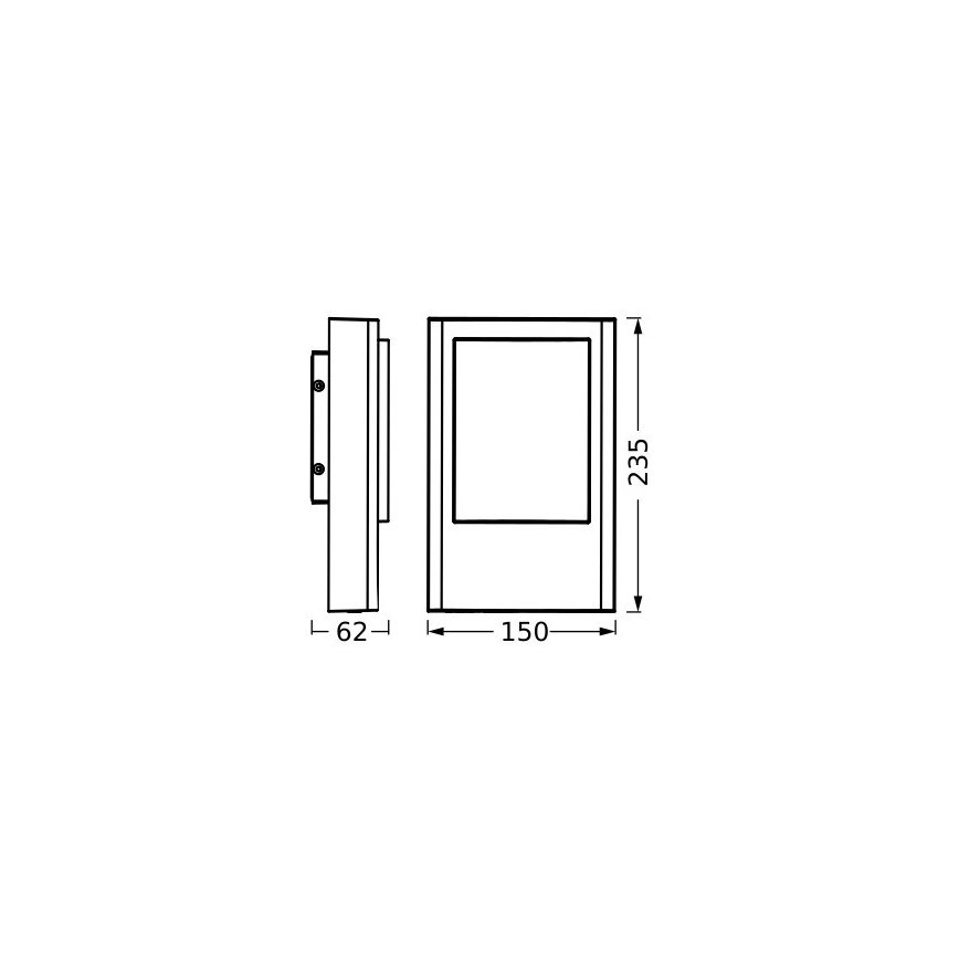 Ledvance - LED Spoljna zidna lampa ENDURA STYLE LED/12,5W/230V IP44