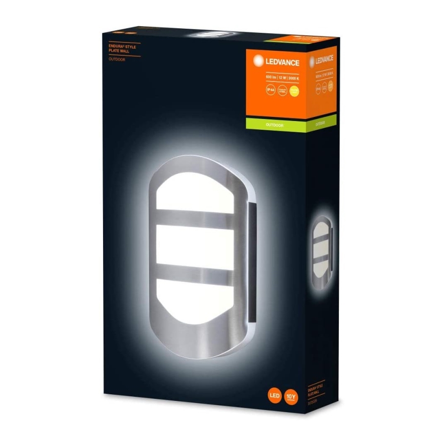 Ledvance - LED Spoljna zidna lampa PLATE LED/12W/230V IP44