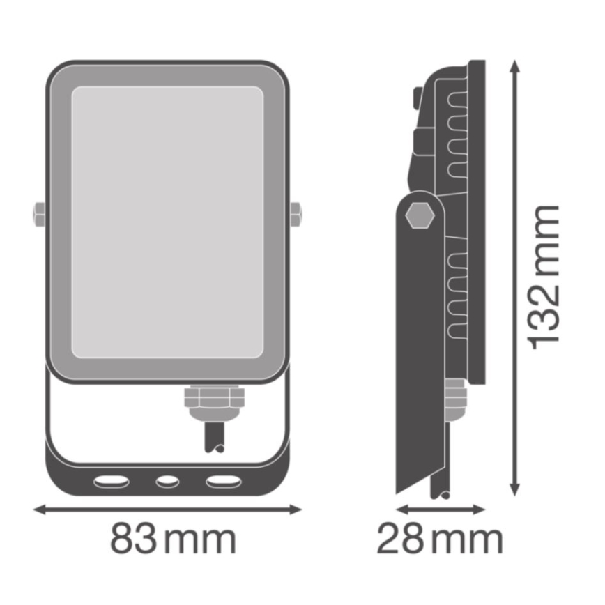Ledvance - LED Spoljašnji zidni reflektor FLOODLIGHT ESSENTIAL LED/10W/230V IP65