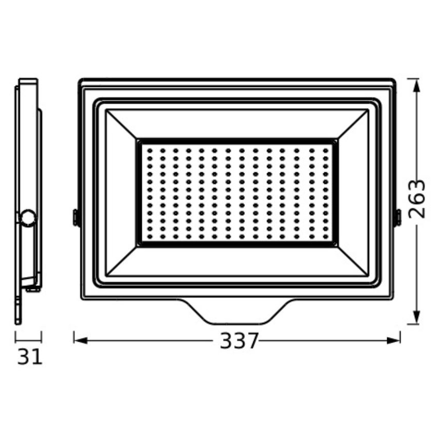 Ledvance - LED Spoljašnji zidni reflektor FLOODLIGHT ESSENTIAL LED/150W/230V IP65