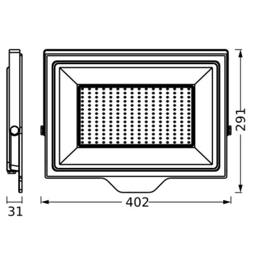 Ledvance - LED Spoljašnji zidni reflektor FLOODLIGHT ESSENTIAL LED/200W/230V IP65