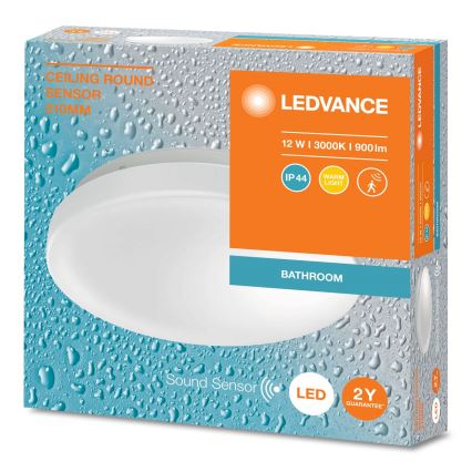 Ledvance - LED plafonsko svetlo za kupatilo sa senzorom CEILING ROUND LED/12W/230V IP44