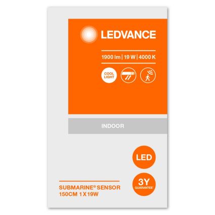 Ledvance - LED tehnička svetiljka sa senzorom SUBMARINE 1xG13/19W/230V IP65