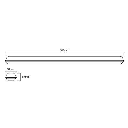 Ledvance - LED tehnička svetiljka SUBMARINE LED/18W/230V IP65