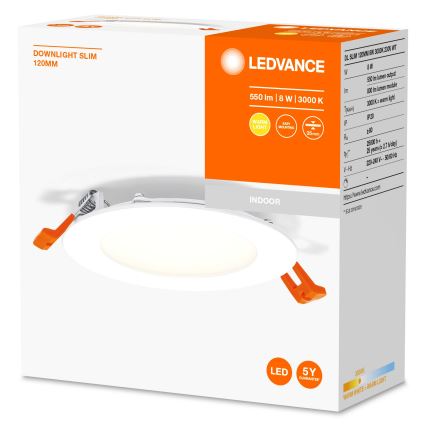 Ledvance - LED Ugradbena lampa SLIM LED/8W/230V 3000K