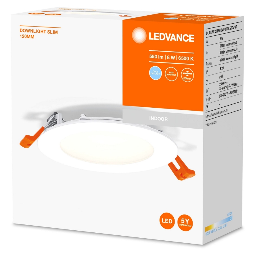 Ledvance - LED Ugradbena lampa SLIM LED/8W/230V 6500K