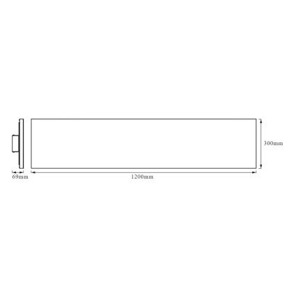 Ledvance - LED Ugradbeni panel FRAMELESS LED/40W/230V 3000K