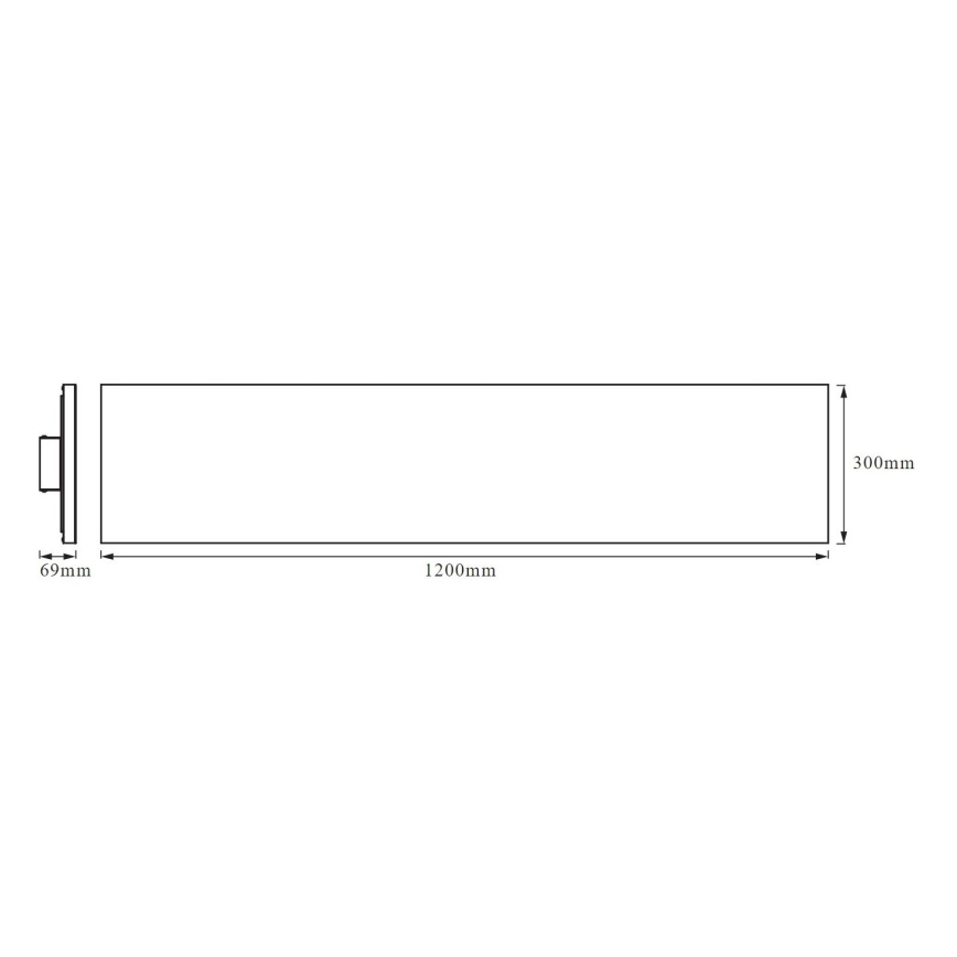 Ledvance - LED Ugradbeni panel FRAMELESS LED/40W/230V 3000K