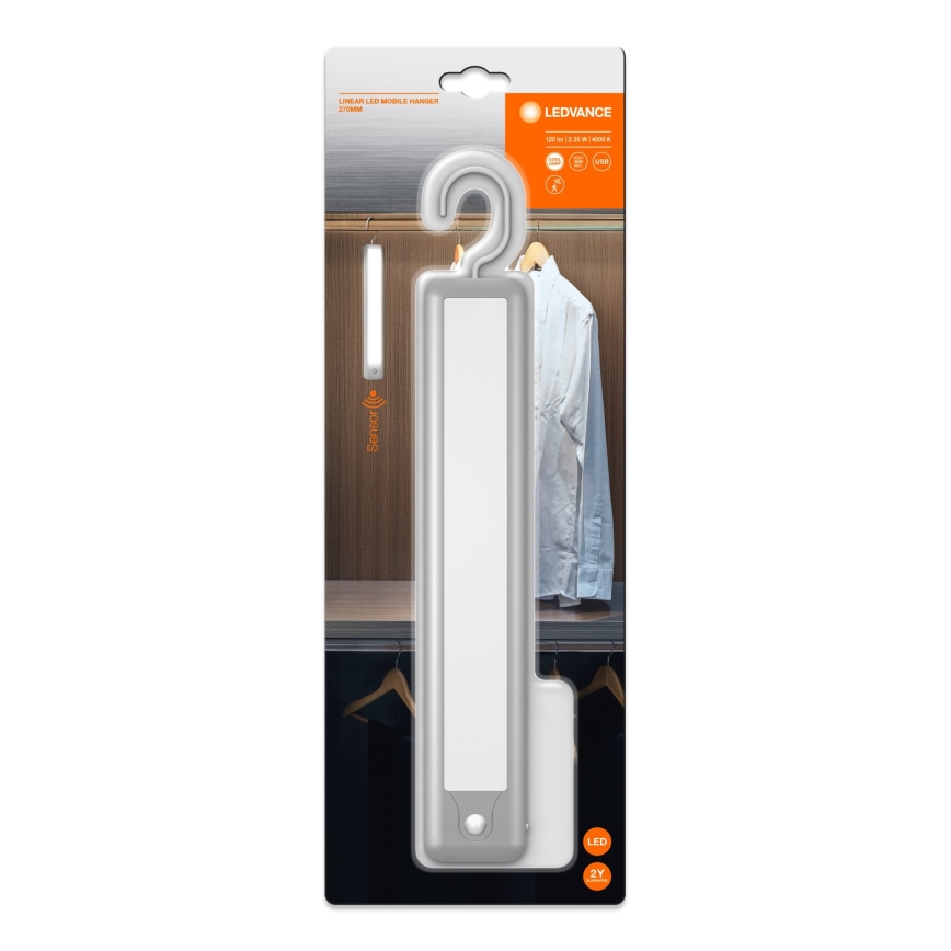 Ledvance - LED Viseća orijentacijska Lampa sa senzorom MOBILE LED/2,35W/5V 1000 mAh
