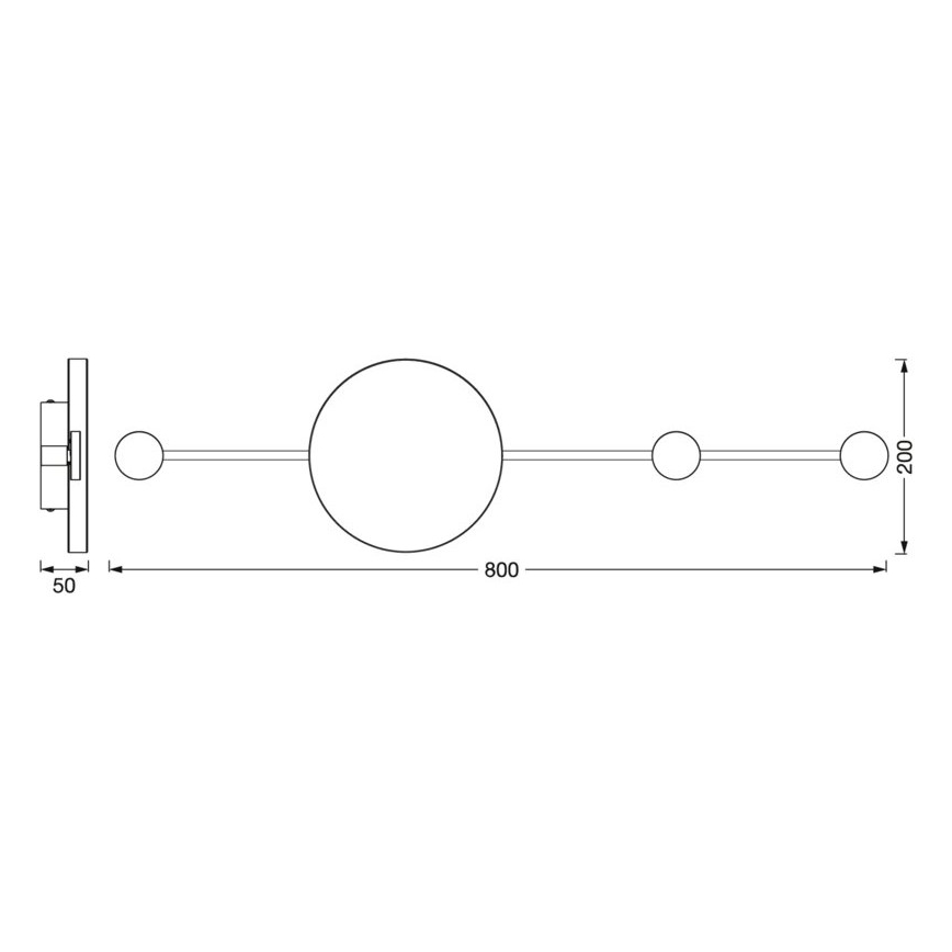 Ledvance - LED Zidna lampa DECOR WOOD LED/6W/230V