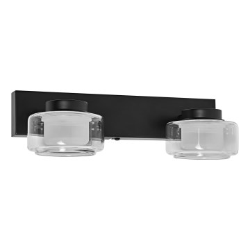 Ledvance - LED Zidna lampa za kupatilo ORBIS FLAME 2xLED/5,5W/230V 3000/4000K IP44 crno