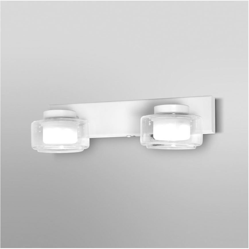 Ledvance - LED Zidna lampa za kupatilo ORBIS FLAME 2xLED/5,5W/230V 3000/4000K IP44 bela