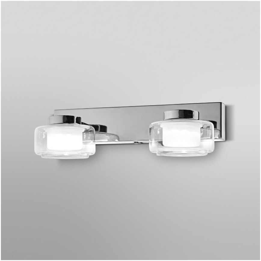 Ledvance - LED Zidna lampa za kupatilo ORBIS FLAME 2xLED/5,5W/230V 3000/4000K IP44 krom