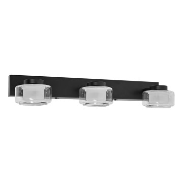 Ledvance - LED Zidna lampa za kupatilo ORBIS FLAME 3xLED/5,5W/230V 3000/4000K IP44 crno
